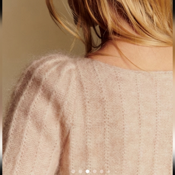 La MAILLE Sesane Aretha Jumper Mottled Beige Small - Picture 2 of 8